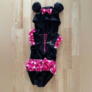 Disney Baby Minnie Mouse Bathing suit with Hood